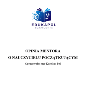 Opinia mentora o nauczycielu początkującym